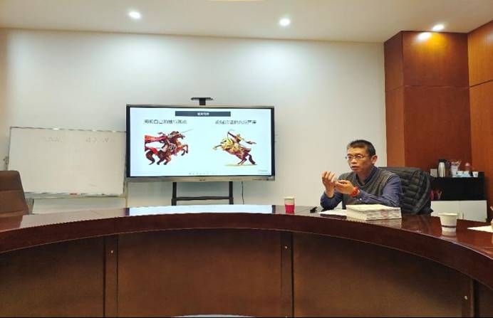 2021年10月15日石涛在博学楼会议室开展讲座《经济史研究的素养与规范》